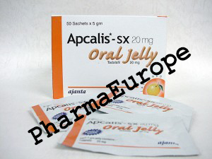 Apcalis (Tadalafil) 20mg / Oral Jelly / 50 Sachets x 5gm