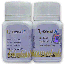 T3 Cytomel (Liothyronine Sodium) 100 Tabs/100mg