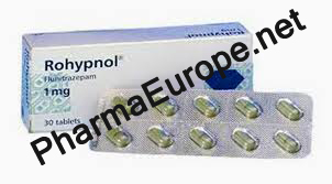 Rohypnol Flunitrazepam 1mg 30tabs, Roche