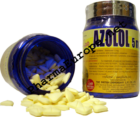 Azolol (Stanozolol) 400 Tabs/ 5mg