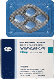 Viagra (100mg Sildenafil Citrate x 4 Tabs